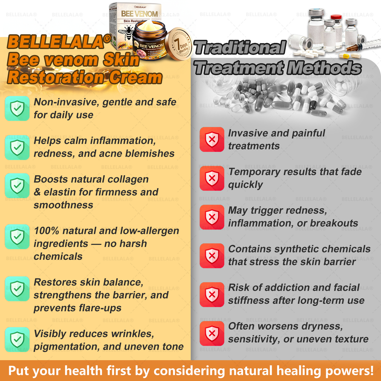 NEW & IMPROVED 🥇𝘽𝙚𝙡𝙡𝙚𝙡𝙖𝙡𝙖® 𝖡𝖾𝖾 𝗏𝖾𝗇𝗈𝗆 𝖲𝗄𝗂𝗇 𝖱𝖾𝗌𝗍𝗈𝗋𝖺𝗍𝗂𝗈𝗇 𝖢𝗋𝖾𝖺𝗆